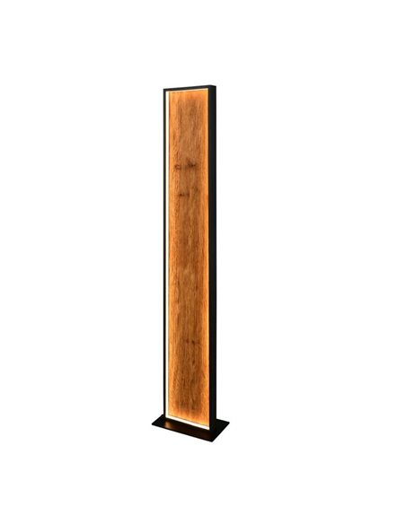 Lámpara de pie LED KALEA madera natural, interruptor de pie 35W 4100lm, 3000K IP20