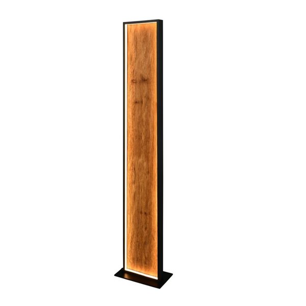 Lámpara de pie LED KALEA madera natural, interruptor de pie 35W 4100lm, 3000K IP20