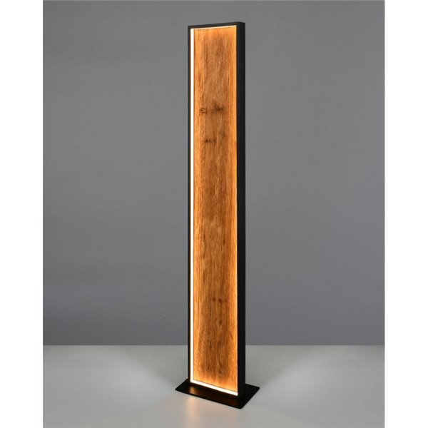 Lámpara de pie LED KALEA madera natural, interruptor de pie 35W 4100lm, 3000K IP20