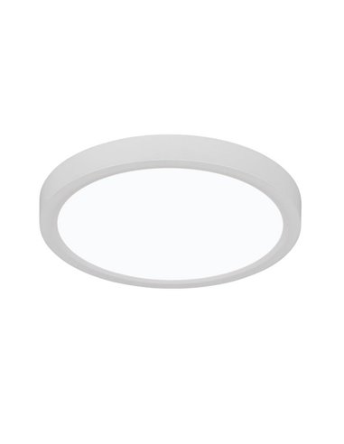 Plafón de techo LED redondo DRACO Ø23cm regulable 18W 2300lm, 2300+3000+4000K IP20 Blanco
