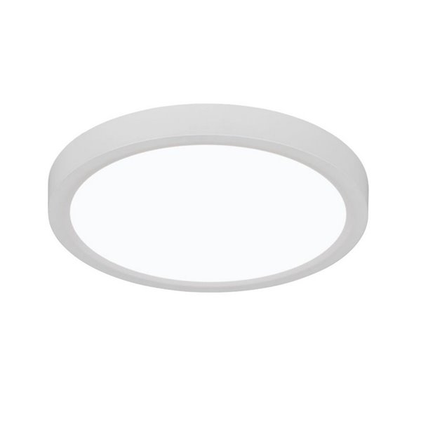 Plafón de techo LED redondo DRACO Ø23cm regulable 18W 2300lm, 2300+3000+4000K IP20 Blanco