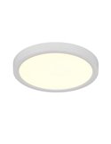 Plafón de techo LED redondo DRACO Ø23cm regulable 18W 2300lm, 2300+3000+4000K IP20 Blanco