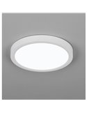 Plafón de techo LED redondo DRACO Ø23cm regulable 18W 2300lm, 2300+3000+4000K IP20 Blanco