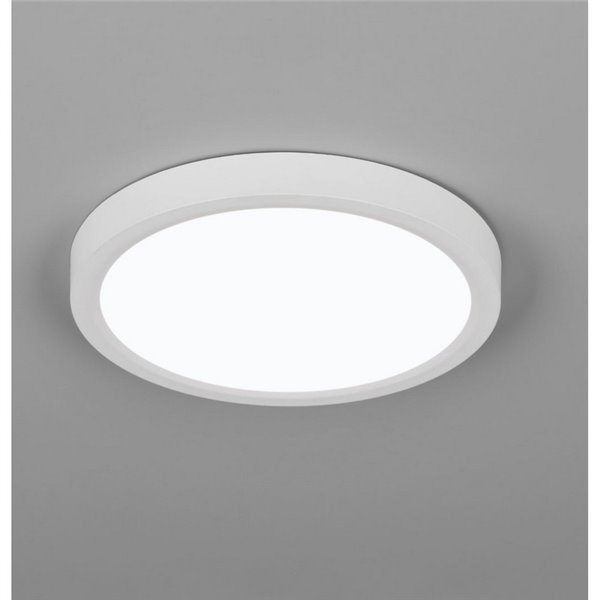 Plafón de techo LED redondo DRACO Ø23cm regulable 18W 2300lm, 2300+3000+4000K IP20 Blanco