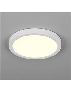 Plafón de techo LED redondo DRACO Ø23cm regulable 18W 2300lm, 2300+3000+4000K IP20 Blanco 2