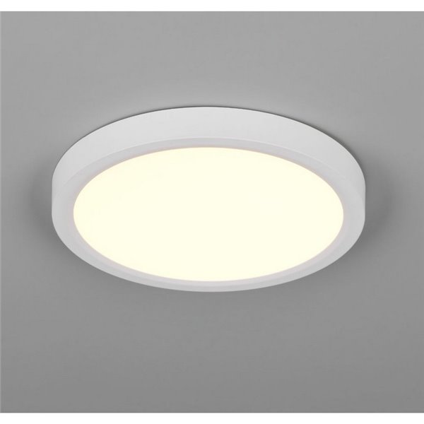 Plafón de techo LED redondo DRACO Ø23cm regulable 18W 2300lm, 2300+3000+4000K IP20 Blanco