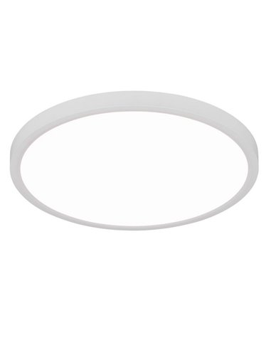 Luminária de teto LED redonda grande DRACO Ø40cm regulável 30W 4000lm, 2300+3000+4000K IP20 Branco