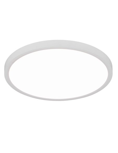 Plafón de techo LED redondo DRACO grande Ø40cm regulable 30W 4000lm, 2300+3000+4000K IP20 Blanco