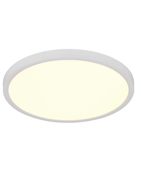 Plafón de techo LED redondo DRACO grande Ø40cm regulable 30W 4000lm, 2300+3000+4000K IP20 Blanco