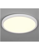 Plafón de techo LED redondo DRACO grande Ø40cm regulable 30W 4000lm, 2300+3000+4000K IP20 Blanco