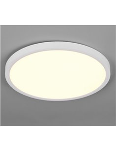Plafón de techo LED redondo DRACO grande Ø40cm regulable 30W 4000lm, 2300+3000+4000K IP20 Blanco 2