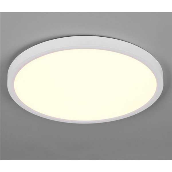 Plafón de techo LED redondo DRACO grande Ø40cm regulable 30W 4000lm, 2300+3000+4000K IP20 Blanco