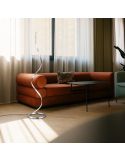Lámpara de pie NUR XL plata dimmable 5001 Mantra ambiente | LeonLeds