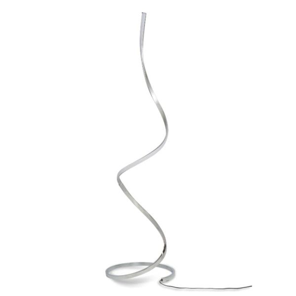Luminária de chão NUR XL prateada regulável 5001 Mantra | LeonLeds
