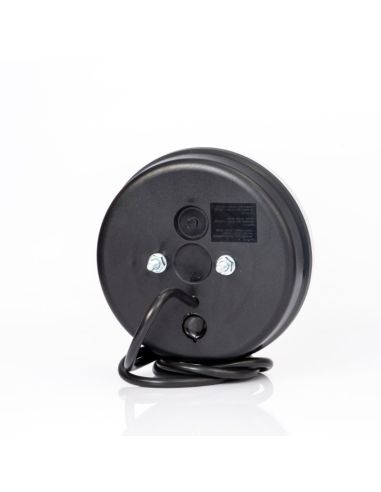 Piloto trasero LED redondo FT-110, 3 funciones, con cable 1m,12/36V IP68