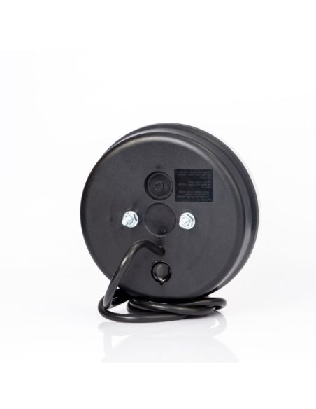 Piloto trasero LED redondo FT-110, 3 funciones, con cable 1m,12/36V IP68