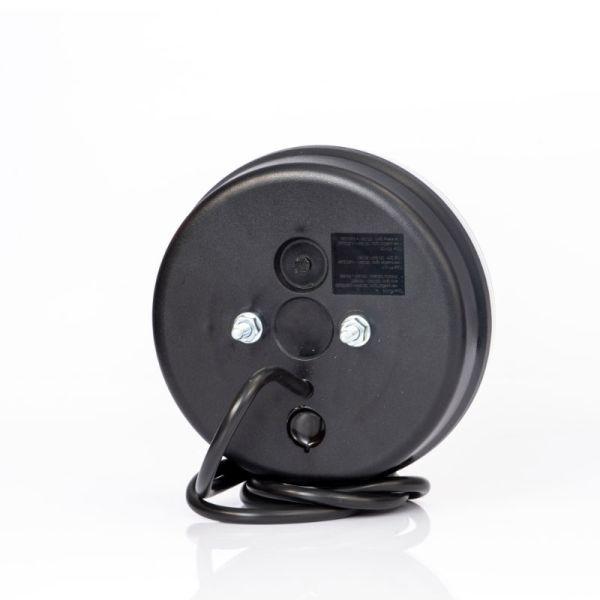Piloto trasero LED redondo FT-110, 3 funciones, con cable 1m,12/36V IP68