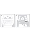 Barra de trabajo LED delantero y marcha atrás LEDriving WL VX250‑WD, 36W 6000K 3000Lm, 72m, 243mm ancho