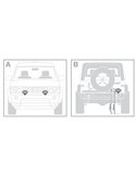 Foco de trabajo LED delantero y marcha atrás LEDriving OVAL WL VX150‑WD gran anchura, 28W 6000K 2300Lm, alcance 69m