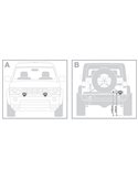 Foco de trabajo LED delantero y marcha atrás, LEDriving OVAL WL VX100‑WD luz amplia, 17W 6000K 1500Lm, alcance 50m