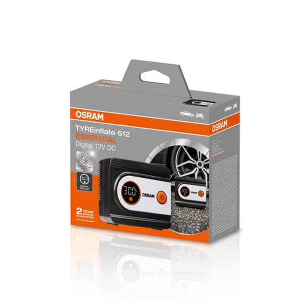 Inflador de neumáticos digital TYREinflate 612 ESSENTIAL 100psi 180W, 12V 3m