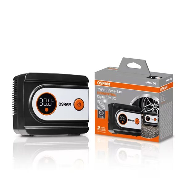 Inflador de neumáticos digital TYREinflate 612 ESSENTIAL 100psi 180W, 12V 3m