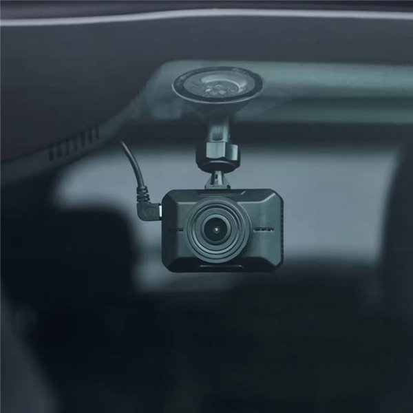 Câmera de painel Roadsight 1500, 1080p, 110°, sensor G, tela de 2"