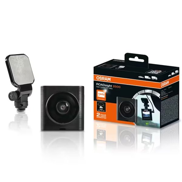 Cámara para salpicadero avanzada HDR Dash cam ROADsight 2500 1080p, gran angular 140°, sensor G, micro y altavoz, 2"