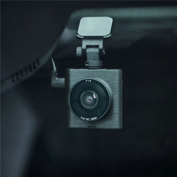 Câmera de painel Roadsight 2500 1080p HDR avançada, ângulo amplo de 140°, sensor G, microfone e alto-falante, 2"