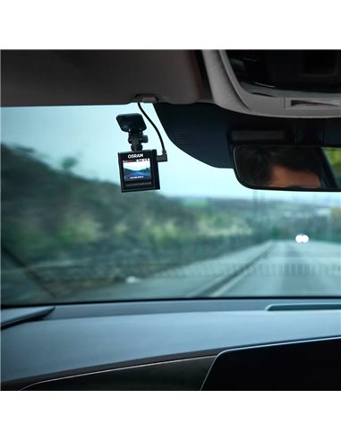 Caméra embarquée Roadsight 2500 1080p HDR avancée, grand angle 140°, accéléromètre, microphone et haut-parleur, 2 pouces