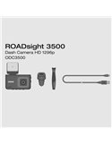Cámara para salpicadero superior Dash cam ROADsight 3500 1296p, gran angular 140°, sensor G, micro y altavoz, 3"