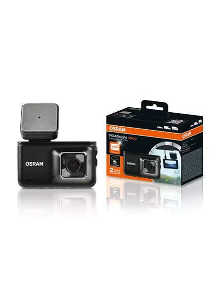 Cámara para salpicadero superior Dash cam ROADsight 3500 1296p, gran angular 140°, sensor G, micro y altavoz, 3"