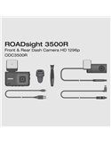 Cámara para salpicadero superior y cámara trasera Dash cam ROADsight 3500R 1296p 140°, sensor G, micro y altavoz, 3"