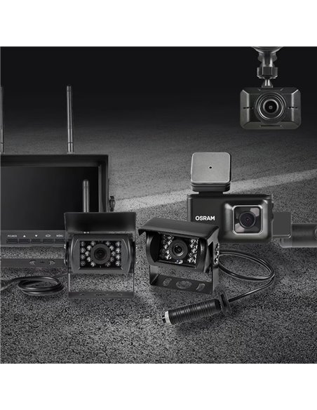 Cámara para salpicadero superior y cámara trasera Dash cam ROADsight 3500R 1296p 140°, sensor G, micro y altavoz, 3"