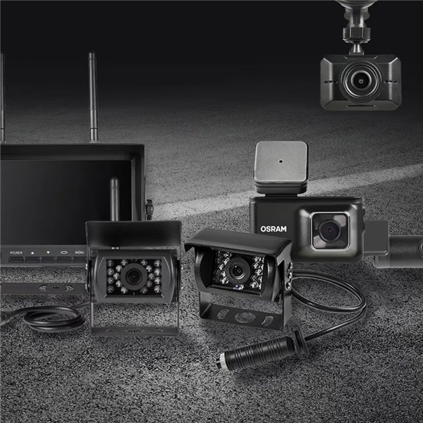 Cámara para salpicadero superior y cámara trasera Dash cam ROADsight 3500R 1296p 140°, sensor G, micro y altavoz, 3"