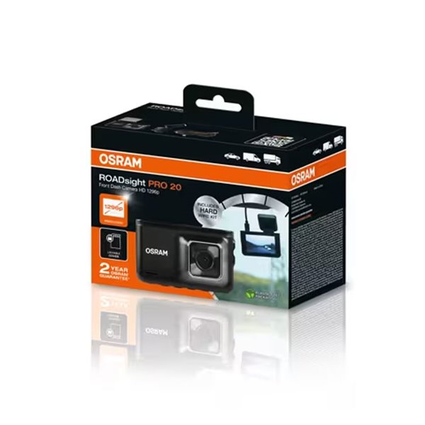 Caméra embarquée haut de gamme ROADsight PRO 20, 1296p 140°, GPS et vitesse, G-sensor, microphone et haut-parleur, 3"