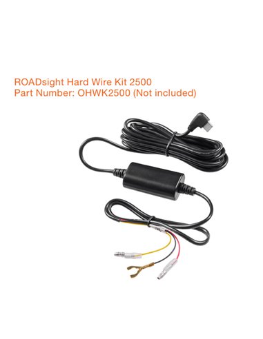 Kit de cableado fijo para Osram ROADsight 2500, OHWK2500, USB-C, modo parking