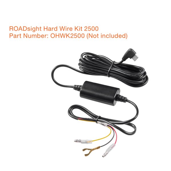 Kit de cableado fijo para Osram ROADsight 2500, OHWK2500, USB-C, modo parking