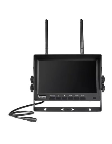 Cámara de marcha atrás inalámbrica ROADsight OWRCS7, monitor AHD 7", 1080p 120º con infrarrojos, 12/24V