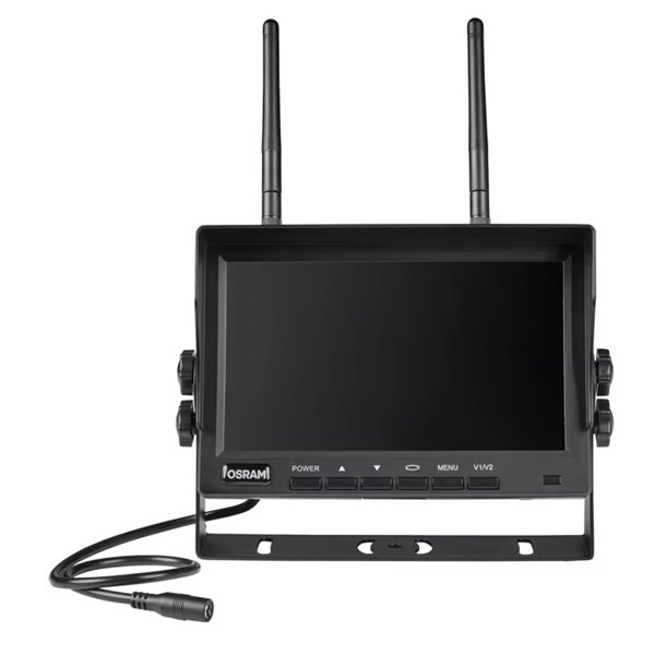 Cámara de marcha atrás inalámbrica ROADsight OWRCS7, monitor AHD 7", 1080p 120º con infrarrojos, 12/24V