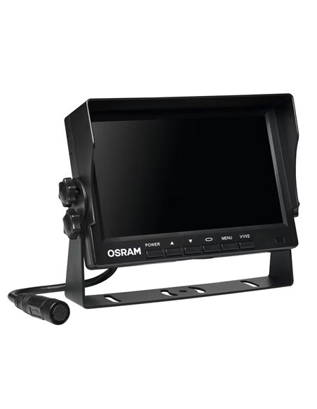 Kit completo cámara de marcha atrás con cable +monitor 7" AHD, ROADsight OCS700N, 1080p, 120º, 12/24V