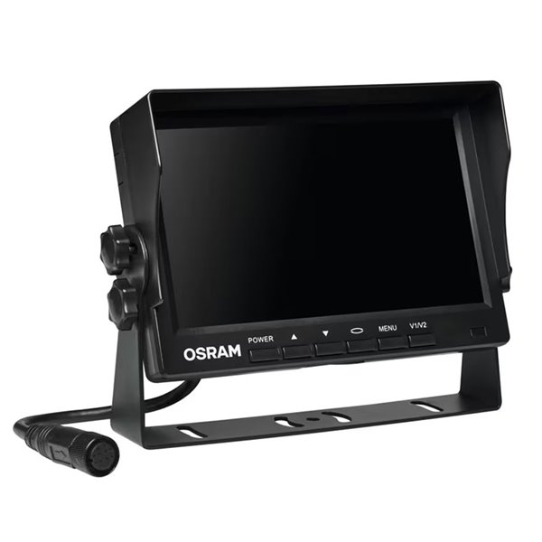 Kit completo com câmera de ré com fio + monitor AHD de 7", ROADsight OCS700N, 1080p, 120º, 12/24V