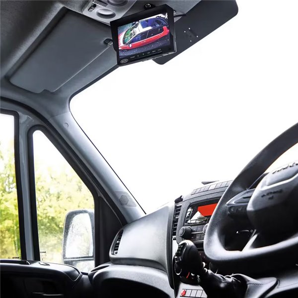 Kit complet avec caméra de recul filaire + moniteur 7" AHD, ROADsight OCS700N, 1080p, 120º, 12/24V