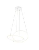 Suspension LED DARVIN 52 W 6 700 lm, grande largeur 84 cm, intensité variable, interrupteur DIP IP20, blanc