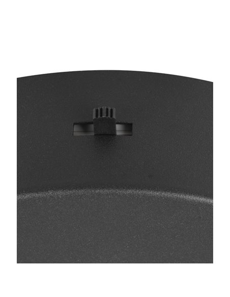 Grand plafonnier LED DARVIN 52 W 6 700 lm, variateur DIP Switch 2 300 + 3 000 + 4 000 K IP20 Noir