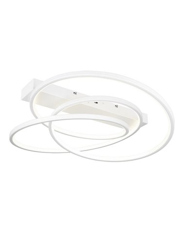 Plafón de techo LED DARVIN 34W 4500lm, regulable DIP SWITCH 2300+3000+4000K IP20 Blanco
