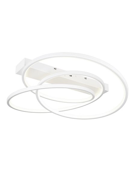 Plafón de techo LED DARVIN 34W 4500lm, regulable DIP SWITCH 2300+3000+4000K IP20 Blanco