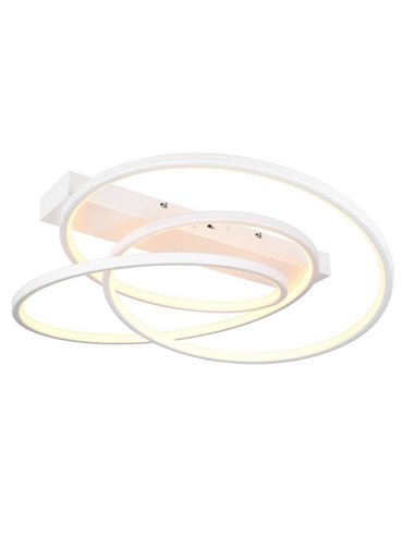 Plafón de techo LED DARVIN 34W 4500lm, regulable DIP SWITCH 2300+3000+4000K IP20 Blanco
