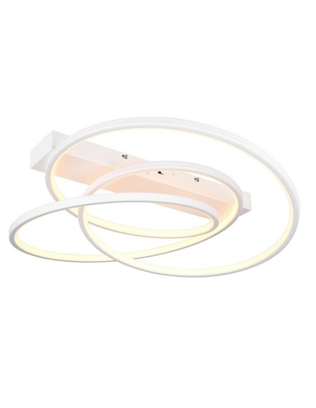 Plafón de techo LED DARVIN 34W 4500lm, regulable DIP SWITCH 2300+3000+4000K IP20 Blanco