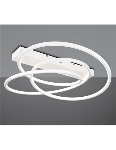 Plafonnier LED DARVIN 34 W 4 500 lm, variateur DIP SWITCH 2 300 + 3 000 + 4 000 K IP20 Blanc